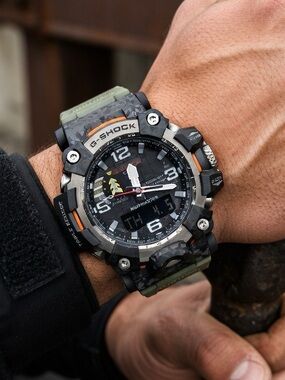 CASIO G-SHOCK MUDMASTER Rep. ANALOG/DIGITAL WRIST WATCH, GREEN - GWGB10003ACR